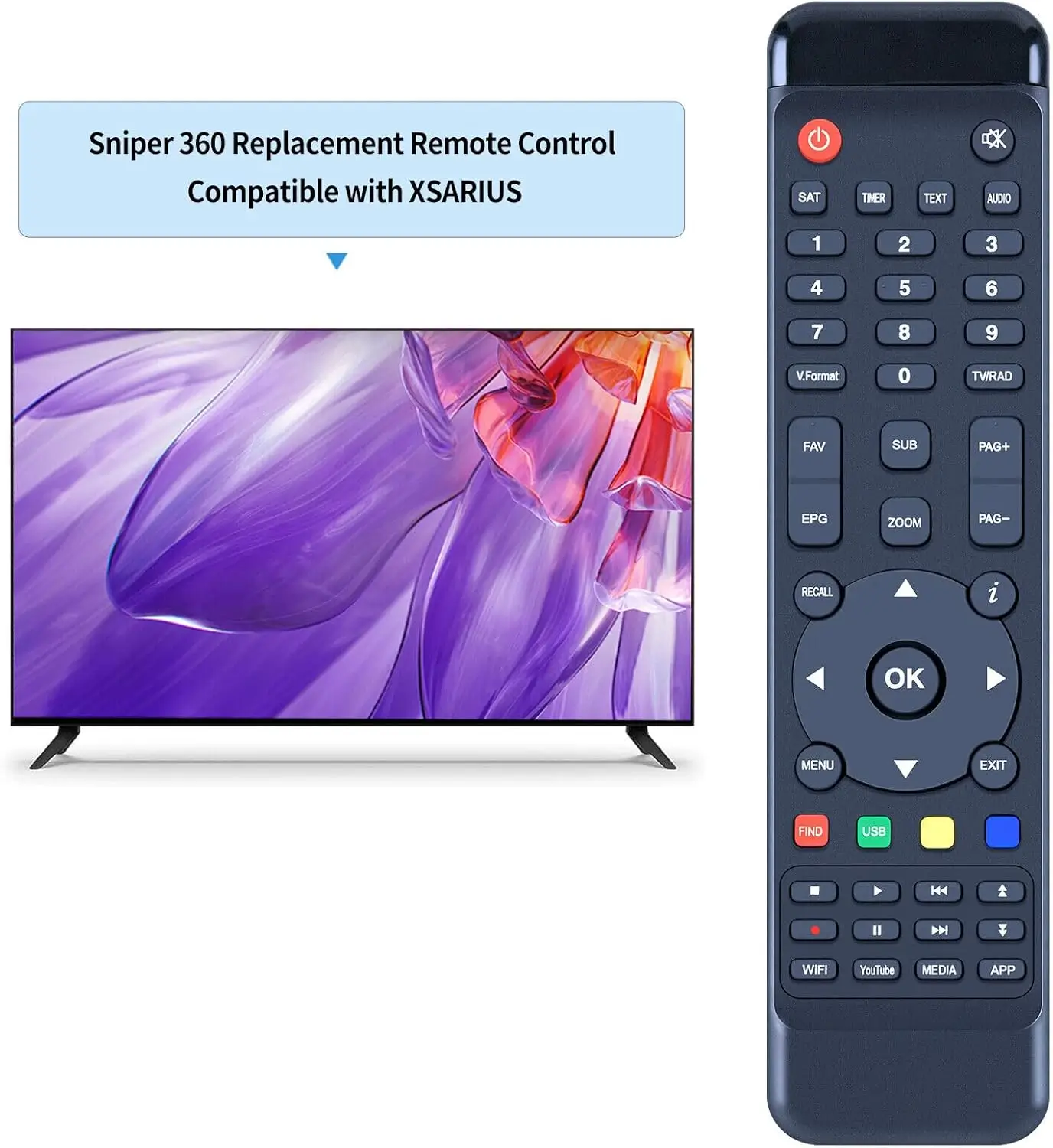 Télécommande de rechange pour XSARIUS Sniper 360 Remote Control