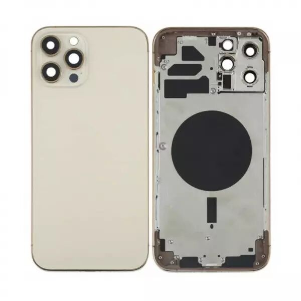 Chassis et face arrière iPhone 12 Pro Max or