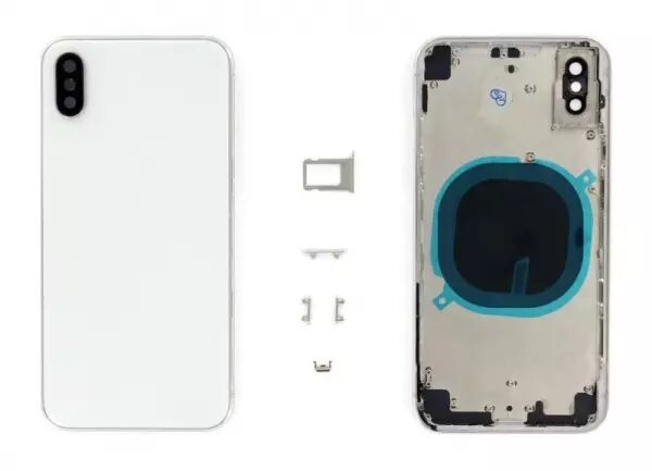 Chassis et face arrière iPhone X blanc