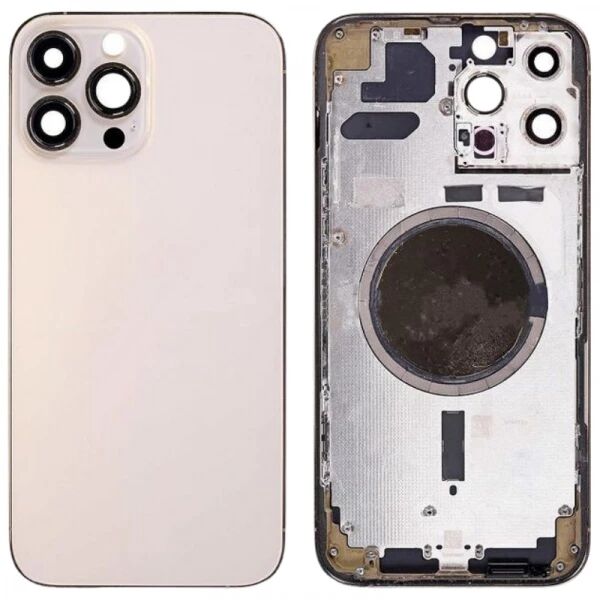 Chassis et face arrière iPhone 13 Pro or