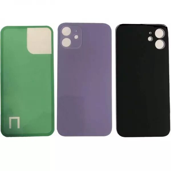 Face arrière iPhone 12 LARGE HOLE violet