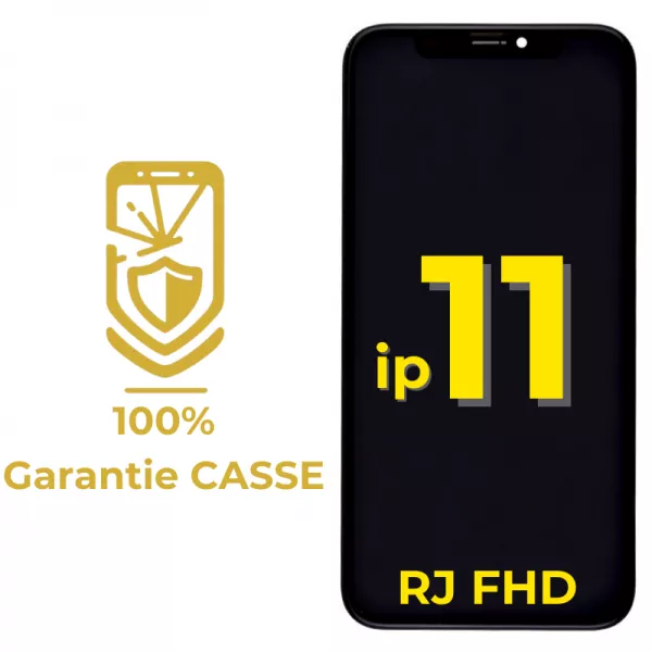 Garantie 100% CASSE - Écran LCD iPhone 11 Incell FHD RJ - Qualité Supérieure