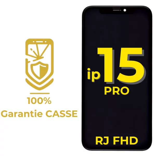 Garantie 100% CASSE-Ecran lcd iPhone 15 Pro Incell FHD RJ bordures d'origine (Qualité SUPERIEURE)