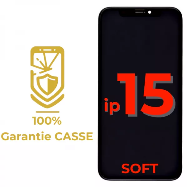 Garantie 100% CASSE-Ecran lcd iPhone 15 SOFT OLED