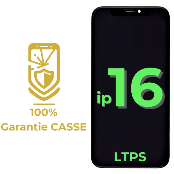 Garantie 100% CASSE-Ecran lcd iPhone 16 LTPS FHD