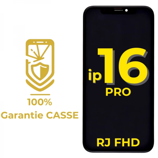 Garantie 100% CASSE-Ecran lcd iPhone 16 Pro Incell FHD RJ bordures d'origine (Qualité SUPERIEURE)
