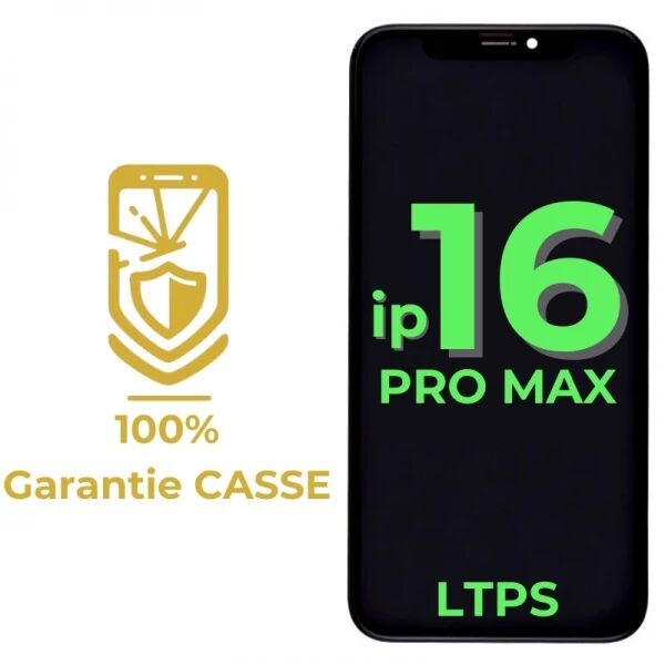 Garantie 100% CASSE-Ecran lcd iPhone 16 Pro Max LTPS FHD 120hz